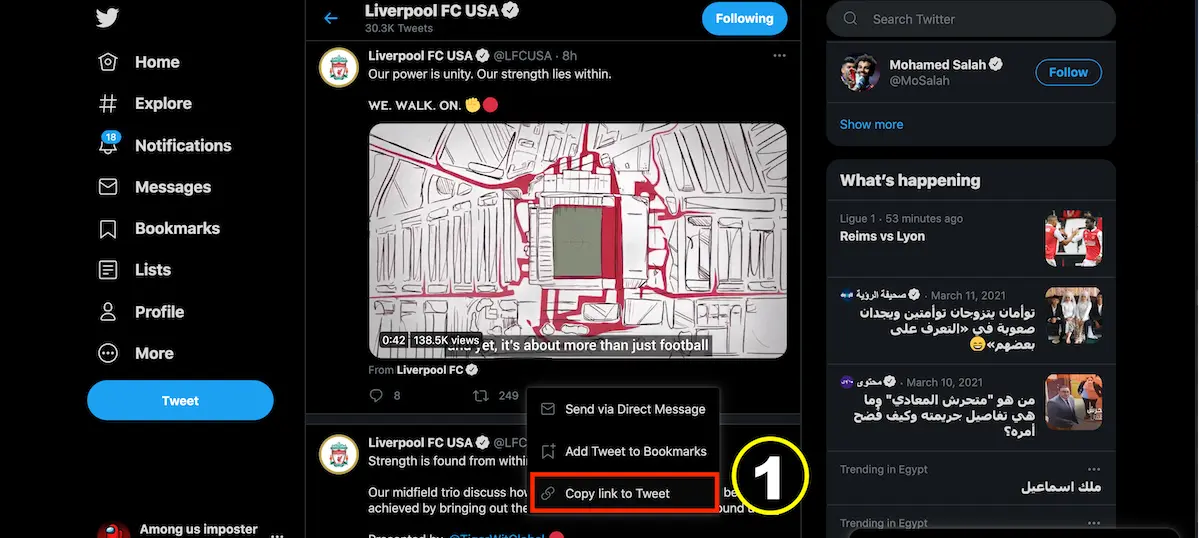 How to Copy Video Address on Twitter