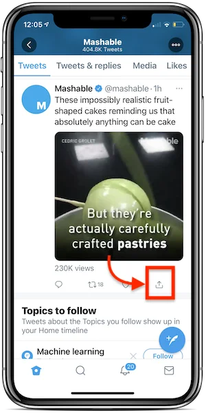 Copy link step 1