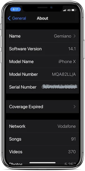 Check iOS version