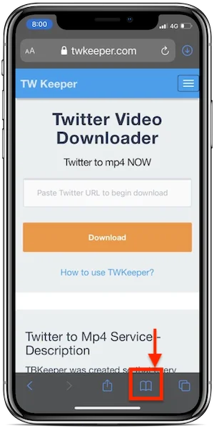 Share in Safari